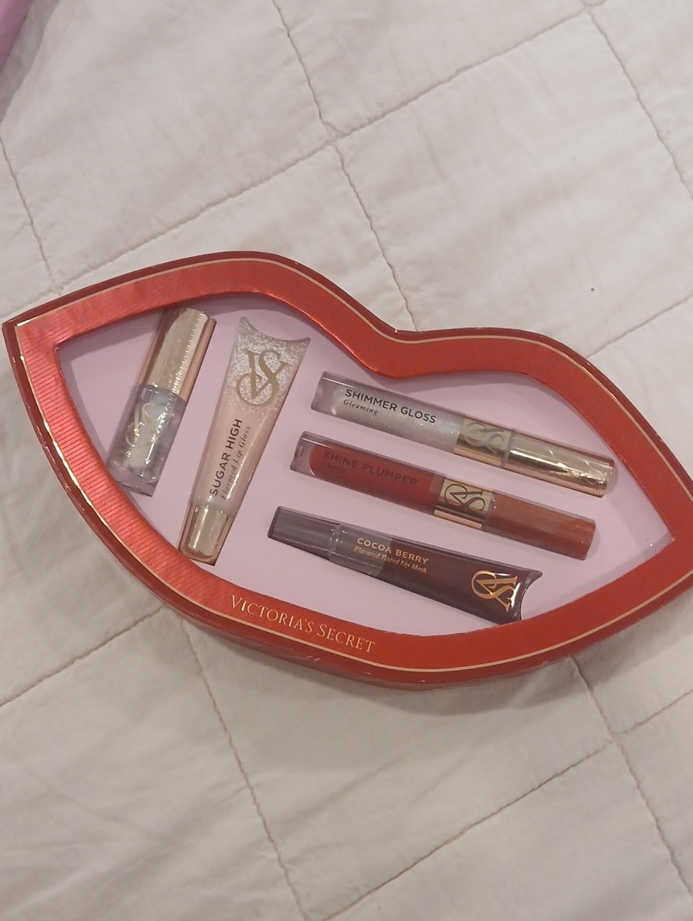 Victoria's Secret Lip Set - Clear, Pale Pink, Berry, Nude